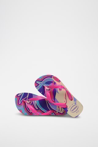 Tongs Kids Fantasy - Rose et violet