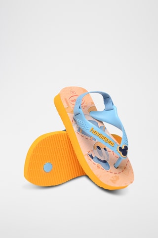 Tongs Mickey et Donald Disney Baby Classic II - Beige et bleu