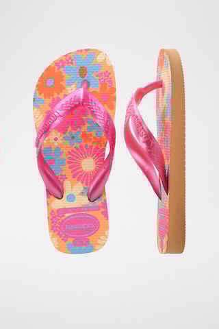 Slippers Kids Flores - Roze en oranje
