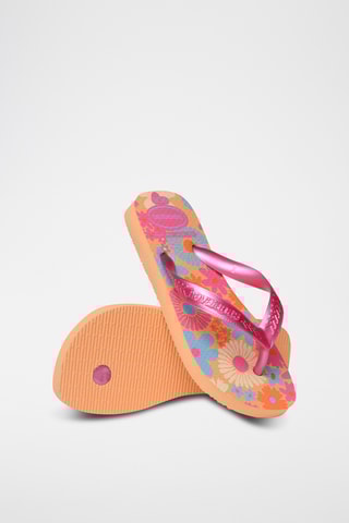Slippers Kids Flores - Roze en oranje