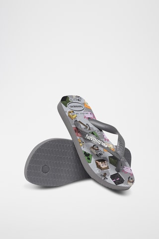 Slippers Minecraft Kids - Grijs