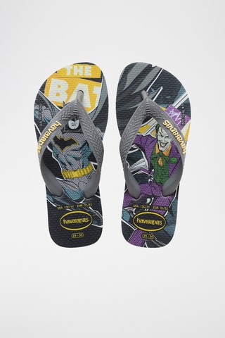Slippers Batman en Joker Justice League DC Comics Kids Max - Grijs 