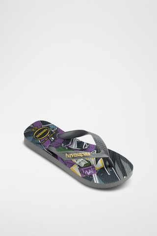 Slippers Batman en Joker Justice League DC Comics Kids Max - Grijs 