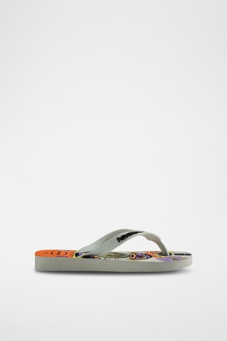 Slippers Kids Top Holographic - Wit en oranje
