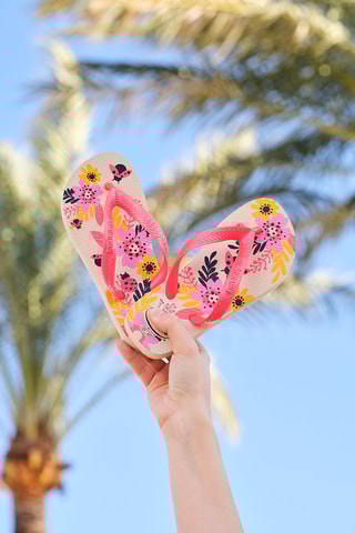 Slippers Beige en Roze