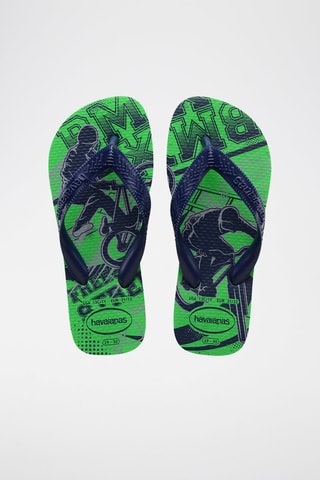 Tongs Kids Athletic  - Vert et bleu