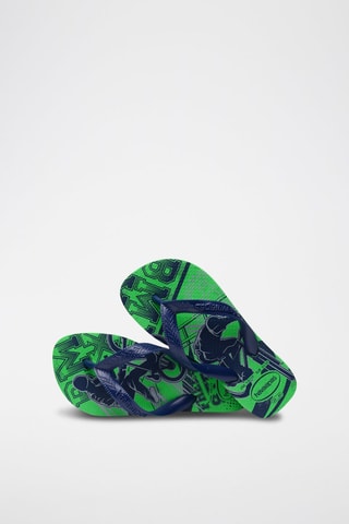 Tongs Kids Athletic  - Vert et bleu