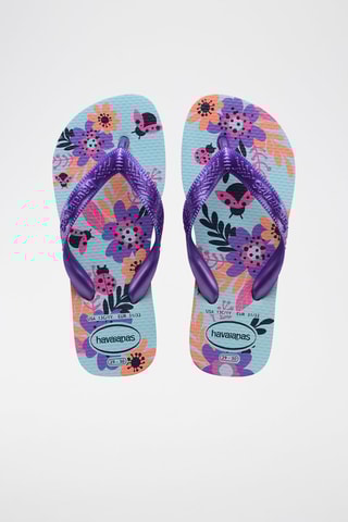 Slippers Hemelsblauw en Paars