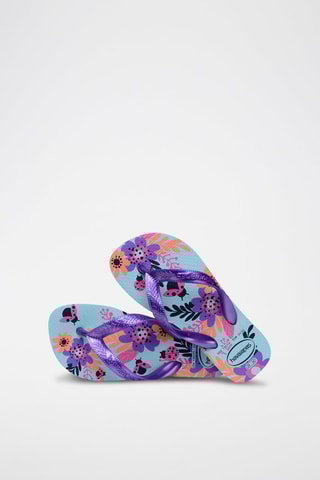 Slippers Hemelsblauw en Paars