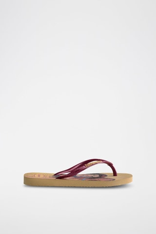 Tongs Kids Slim Princesses Disney - Jaune et violet