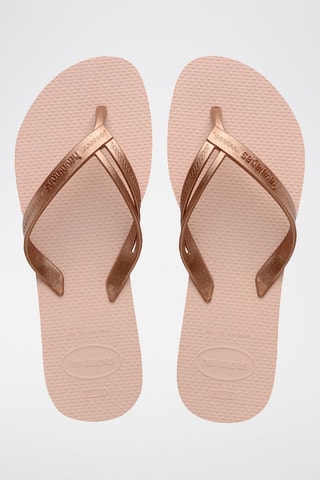 Slippers Elégance - Lichtroze en Roségoudkleurig