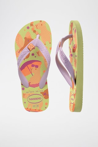 Slippers Kids Fantasy - Lichtgroen en Oranje