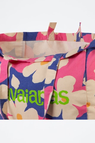 Tote bag XL - Rose et bleu