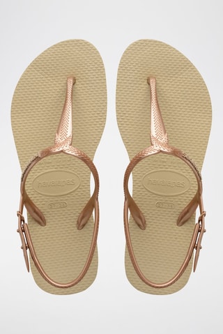 Sandalen Twist - Beige en Roségoudkleurig