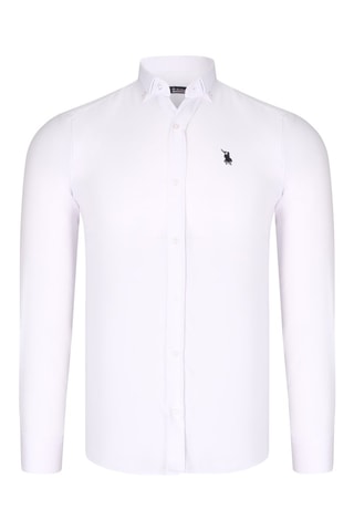 2 Overhemden Hemelsblauw en Wit