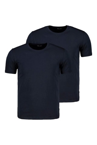 2 T-shirts Marineblauw