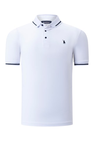 2 Polo's Marineblauw en Wit