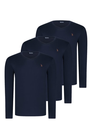 3 Truien Marineblauw