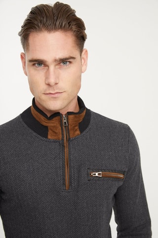 Trui Gemêleerd Antraciet