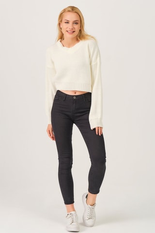 Wollen Trui Ecru