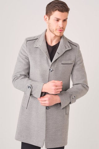 Wollen Jas Lichtgrijs
