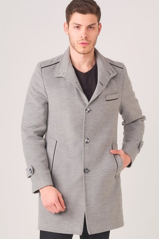 Wollen Jas Lichtgrijs
