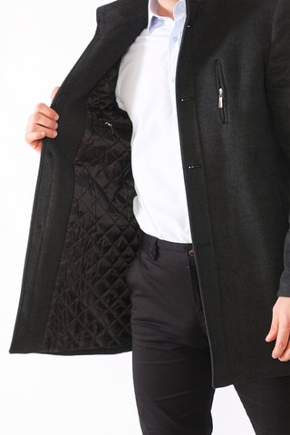 Wollen Jas Antraciet 