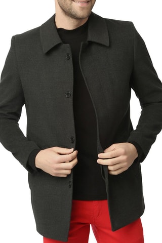 Wollen Jas Antraciet