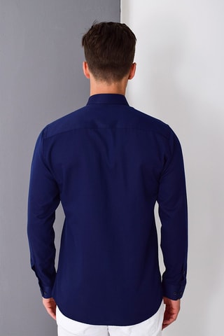 Overhemd Marineblauw