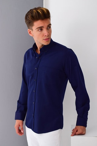 Overhemd Marineblauw