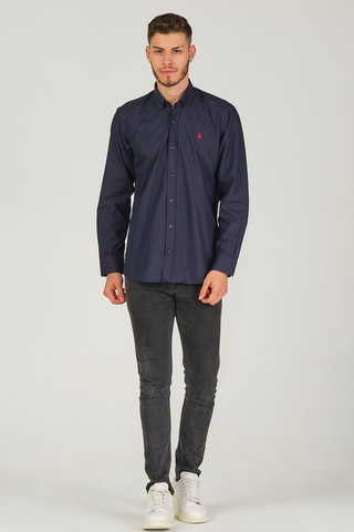 Overhemd Marineblauw