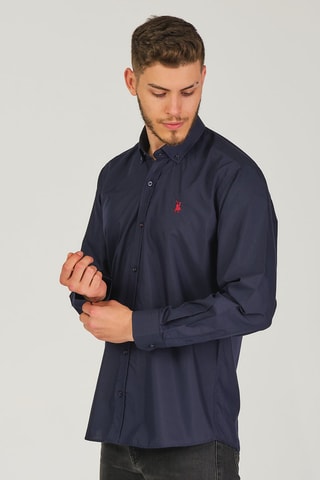 Overhemd Marineblauw