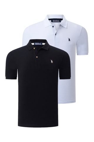 2 Polo's Wit en Zwart