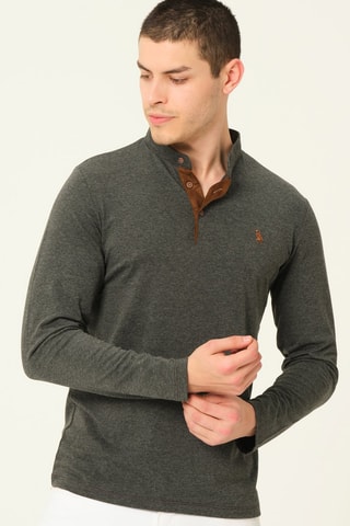 Sweater Grijs en Rood