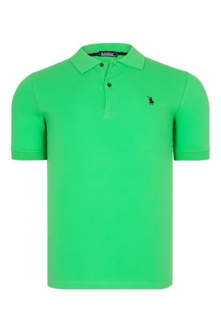 2 Polo's Donkerblauw en Groen