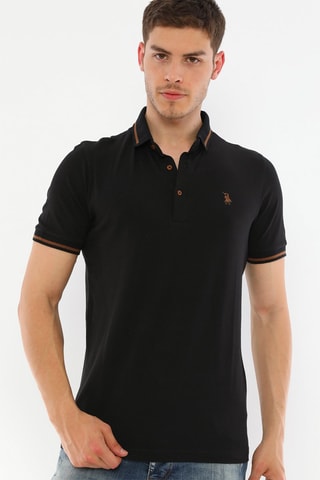 Polo Zwart en Bruin