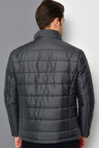 Gewatteerde Jas Antraciet