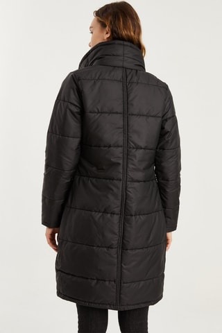 Gewatteerde Jas Zwart