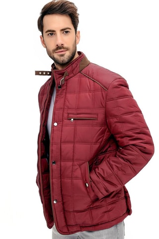 Gewatteerde Jas Bordeauxrood