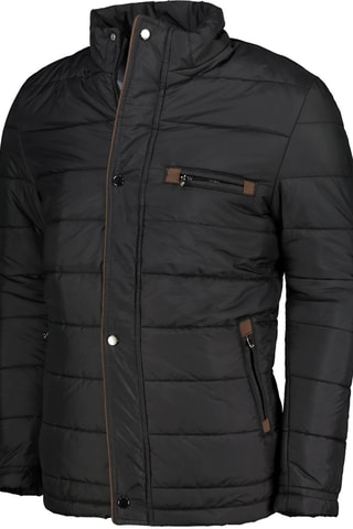 Gewatteerde Jas Zwart