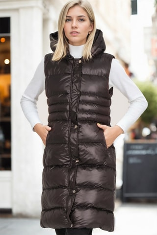 Bodywarmer met Capuchon - Zwart