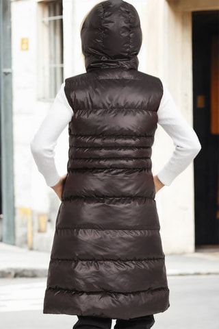 Bodywarmer met Capuchon - Zwart