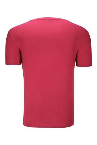 2 T-shirts Zwart en Bordeauxrood