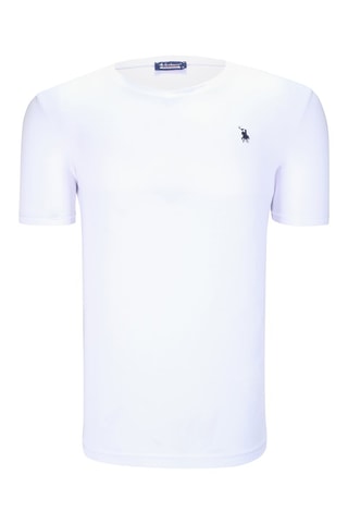 2 T-shirts Wit en Bordeauxrood