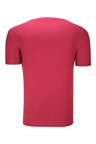 2 T-shirts Wit en Bordeauxrood