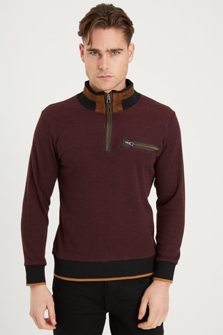 Sweater Bordeauxrood