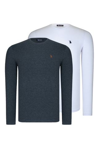 2 Sweaters Wit en Antraciet