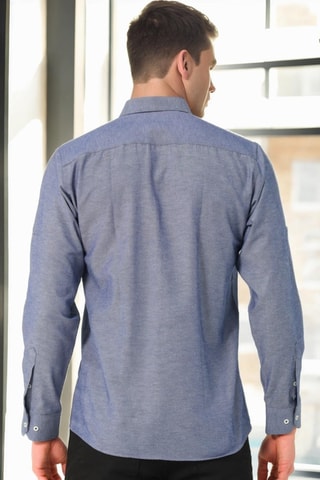 Overhemd - Marineblauw