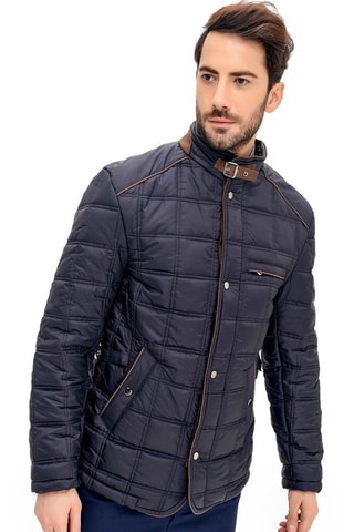 Gewatteerde Jas - Donkerblauw