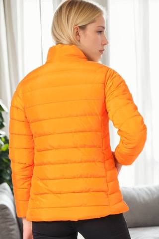 Gewatteerde Jas - Oranje